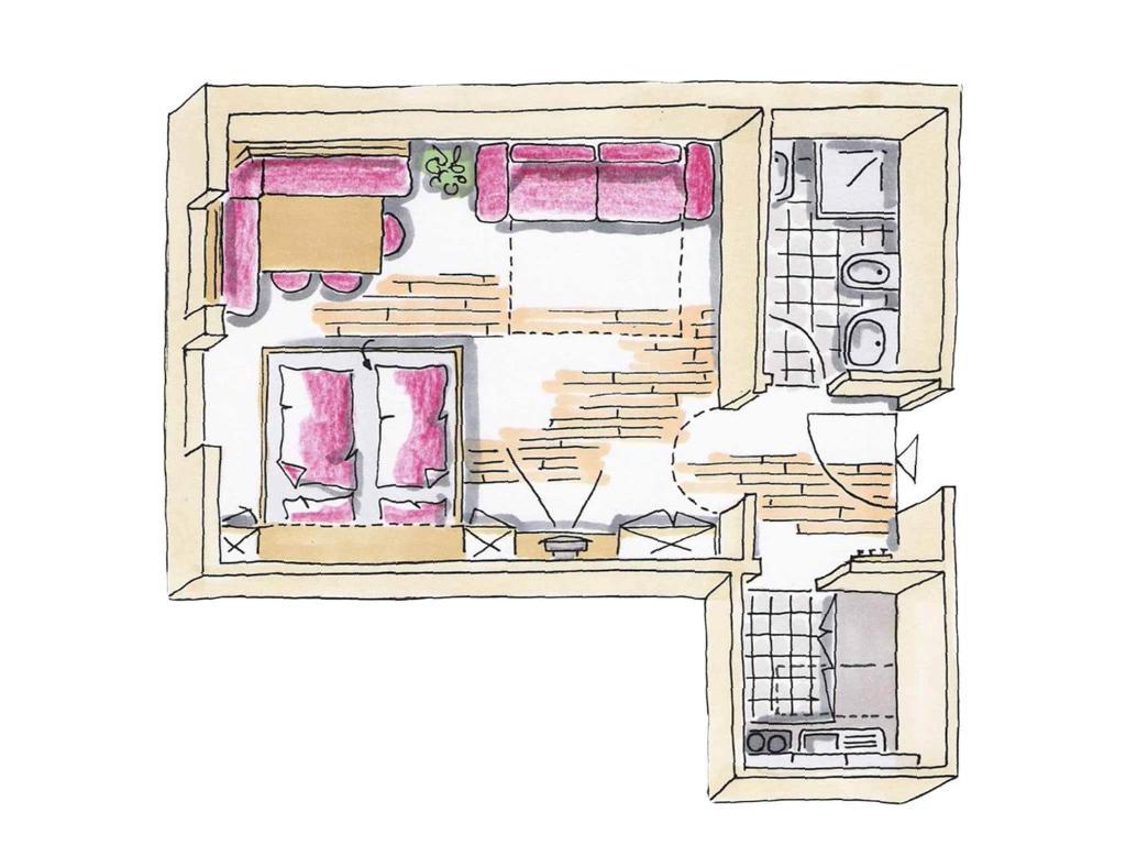 Residence Araldina St. Kassian Zimmer foto